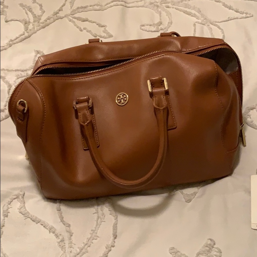 Tory Burch Camel Doctor’s Bag - retail $495 - Picture 1 of 4